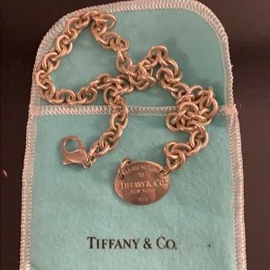 Return to Tiffany heart charm necklace